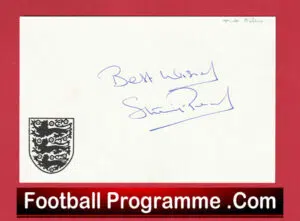 Manchester United Stuart Pearson Autograph Signed Man Utd 1974 – 1979