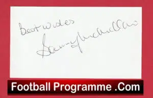 Manchester United Sammy McMillan Autograph Signed Man Utd 1961 – 1963