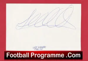 Manchester United Lee Sharpe Autograph Signed Man Utd 1988 – 1996