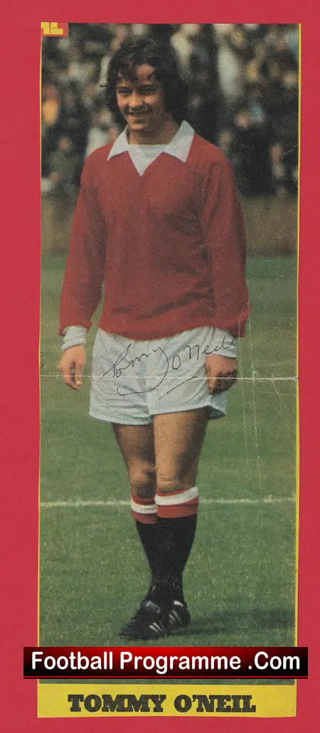 Manchester United Tommy O'Neil Autograph Man Utd 1969 - 1973 - Image 2