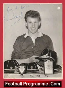 Manchester United Jimmy Elms Autograph Signed Man Utd 1958 – 1960