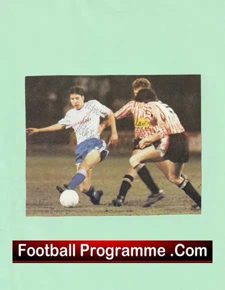 Manchester United Darren Ferguson Autograph Signed Picture Man Utd 1990 - 1994 - Image 2