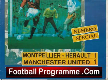 Montpellier v Manchester United 1991 - France French Football - Image 3