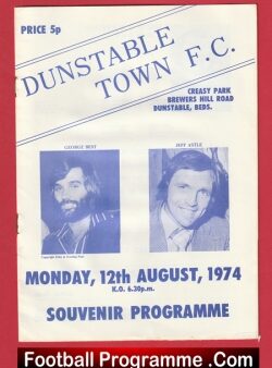 Dunstable Town v Cork Celtic 1974 – Plus George Best
