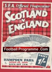 Scotland v England 1956 – Duncan Edwards
