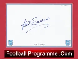 Manchester United David Sadler Autographed Card – England