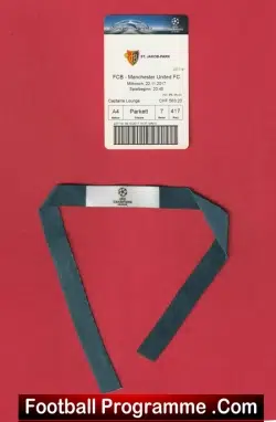 Barcelona v Manchester United 2017 – Ticket Plus Barca Wrist Band