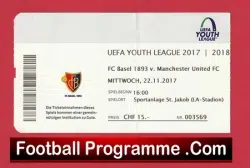 Basel v Manchester United 2017 – Football Ticket Switzerland Youth