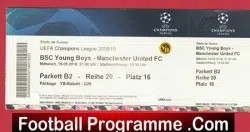BSC Young Boys v Manchester United 2018 – Football Ticket