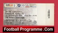 Cardiff City v Manchester United 2018 – Match Ticket