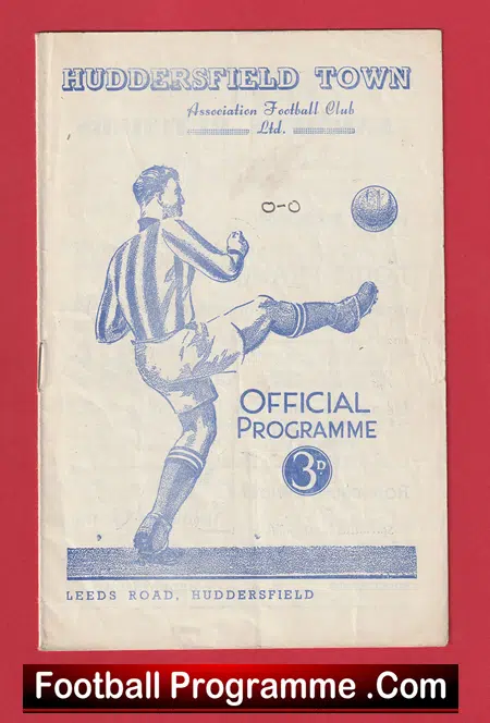 Huddersfield Town v Manchester United 1953 FIRST of Man Utd Busby Babes - Image 2