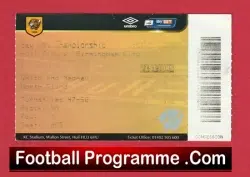 Hull City v Manchester United 2015 – Match Ticket