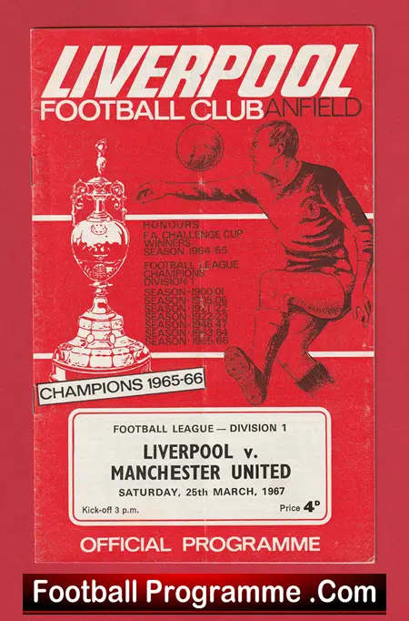 Liverpool v Manchester United 1967 - Image 2