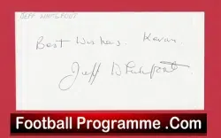 Manchester United Jeff Whitefoot Autograph Signed Man Utd 1950 – 1957