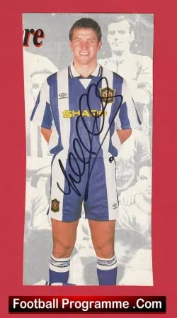 Manchester United Lee Sharpe Autograph Signed Man Utd 1988 – 1996