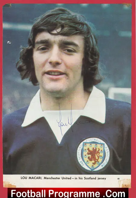 Manchester United Lou Macari Autographed Signed Picture - Man Utd - Image 2