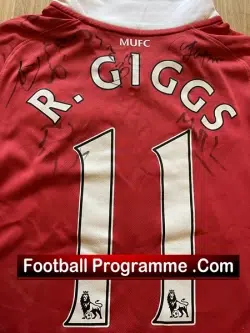Manchester United Multi Signed Football Shirt Man Utd Alex Ferguson PLUS