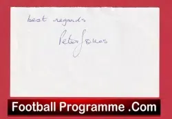 Manchester United Peter Jones Autograph Signed Man Utd 1955 – 1958