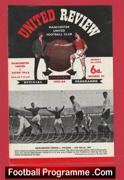 Manchester United v Aston Villa 1964 – Man Utd