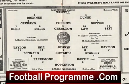 Manchester United v Bolton Wanderers 1964 - George Best Special - Image 3