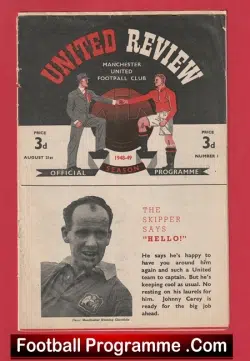 Manchester United v Derby County 1948 – Man Utd 1940s Issue One