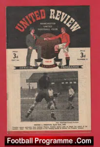 Manchester United v Middlesbrough 1949 – 1940’s Man Utd
