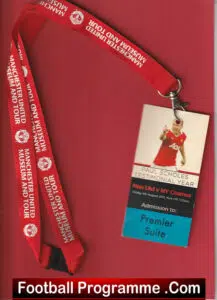 Paul Scholes Testimonial Benefit Match Manchester United 2011 – Lanyard Ticket