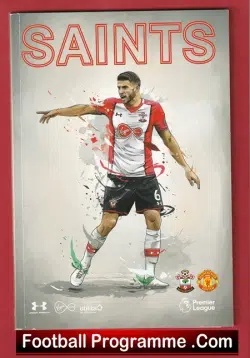 Southampton v Manchester United 2017 - football programme