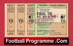 West Ham United v Arsenal 1980 – FA Cup Final FULL Ticket