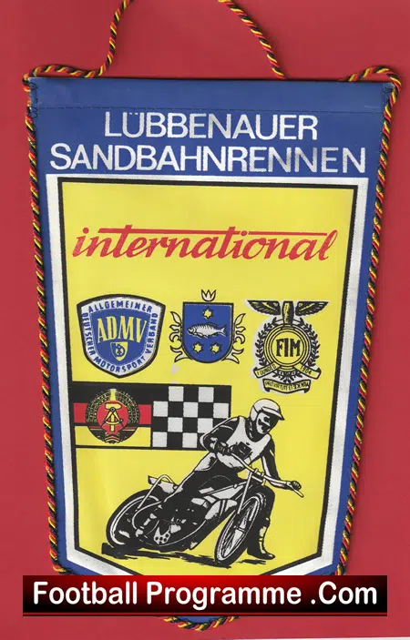 Germany Speedway Pennant Flag 1980's - Image 2