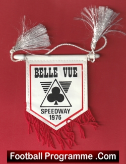 Belle Vue Speedway Pennant Flag 1970s