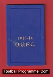 Old Colfeians Football Membership Season Ticket Book 1913 – 1914