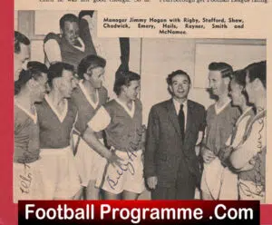 Peterborough United Multi Signed Autographed Picture 1959