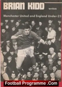 Manchester United Brian Kidd Signed Magazine Picture Man United