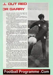 Manchester United Gary Birtles Autograph Signed Man Utd 1980 – 1982