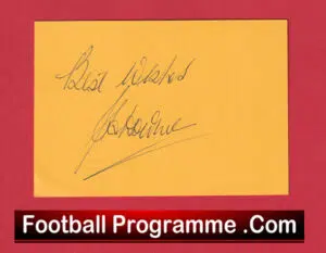 Manchester United John Downie Autograph Man Utd 1949 – 1953