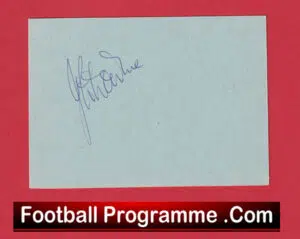 Manchester United John Downie Autograph Man Utd 1949 – 1953