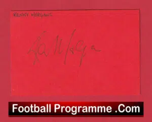 Manchester United Kenny Morgans Autograph Man Utd 1956 – 1961