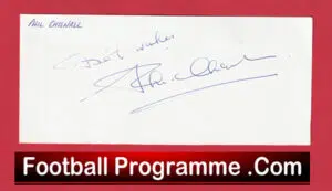 Manchester United Phil Chisnall Autograph Man Utd 1959 – 1964