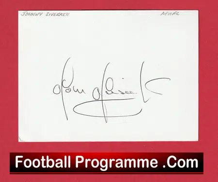 Manchester United Johnny Sivebaek Autograph Man Utd 1986 - 1987 - Image 2