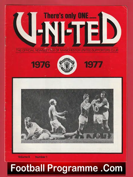 Manchester United Magazine - There's Only One United 1976/77 - 1 - Image 2