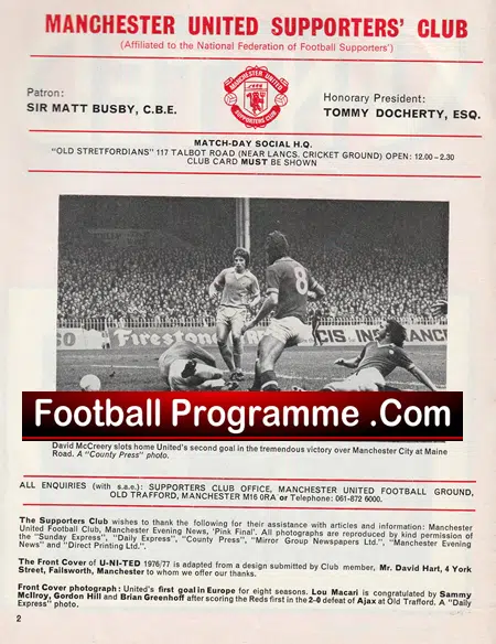 Manchester United Magazine - There's Only One United 1976/77 - 1 - Image 3