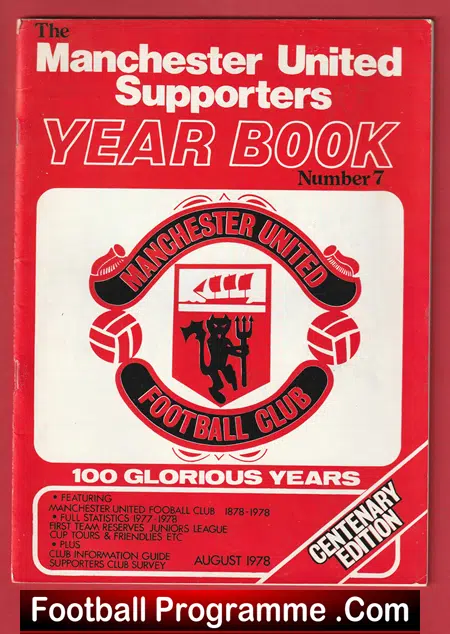 Manchester United Supporters Yearbook 1978 - 1979 - Image 2