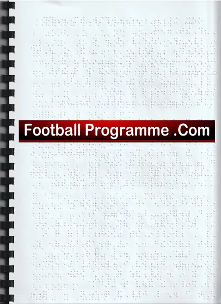 Manchester United v Barcelona 2008 - European Semi Final Special Braille - Image 3