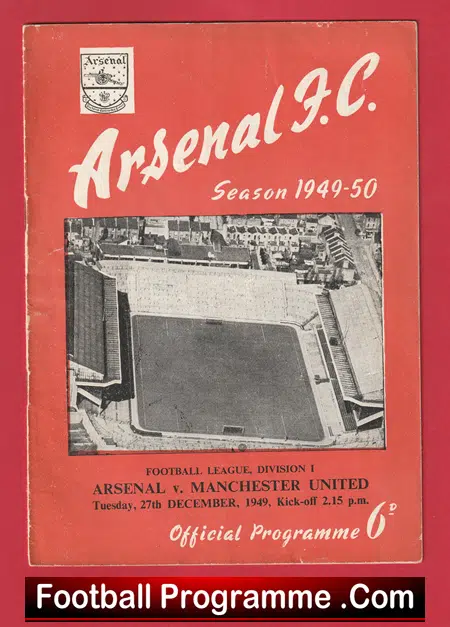Arsenal v Manchester United 1949 - Man United 1940's - Image 2