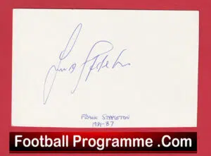 Manchester United Frank Stapleton Autograph Signed Man Utd 1981 – 1987
