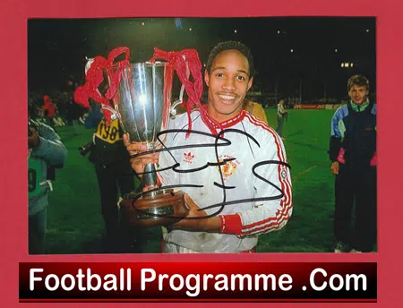 Manchester United Paul Ince Autograph Signed Picture Man Utd 1989 - 1995 - Image 2