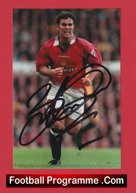 Manchester United Ben Thornley Autograph Signed Picture Man Utd 1993 - 1998 - Image 2