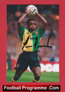 Manchester United Paul Parker Autograph Signed Picture Man Utd 1991 – 1996