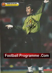 Manchester United Raimond van der Gouw Autograph Signed Man Utd 1996 – 2002